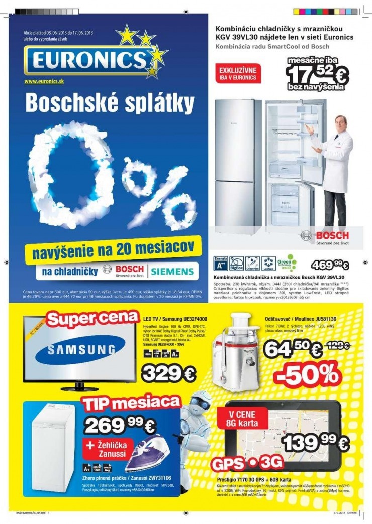 leták Euronics mimoriadný leták strana 1 leták Euronics mimoriadný leták strana 1