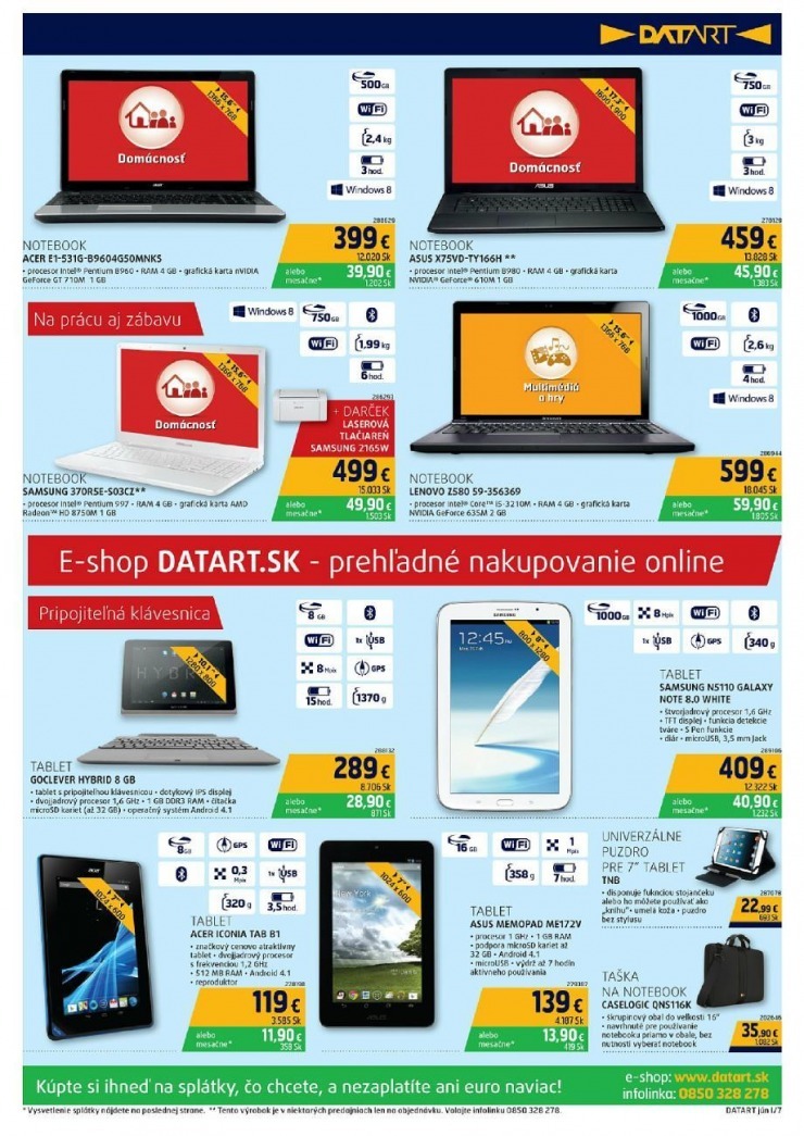 leták akciový leták Datart strana 7 leták akciový leták Datart strana 7