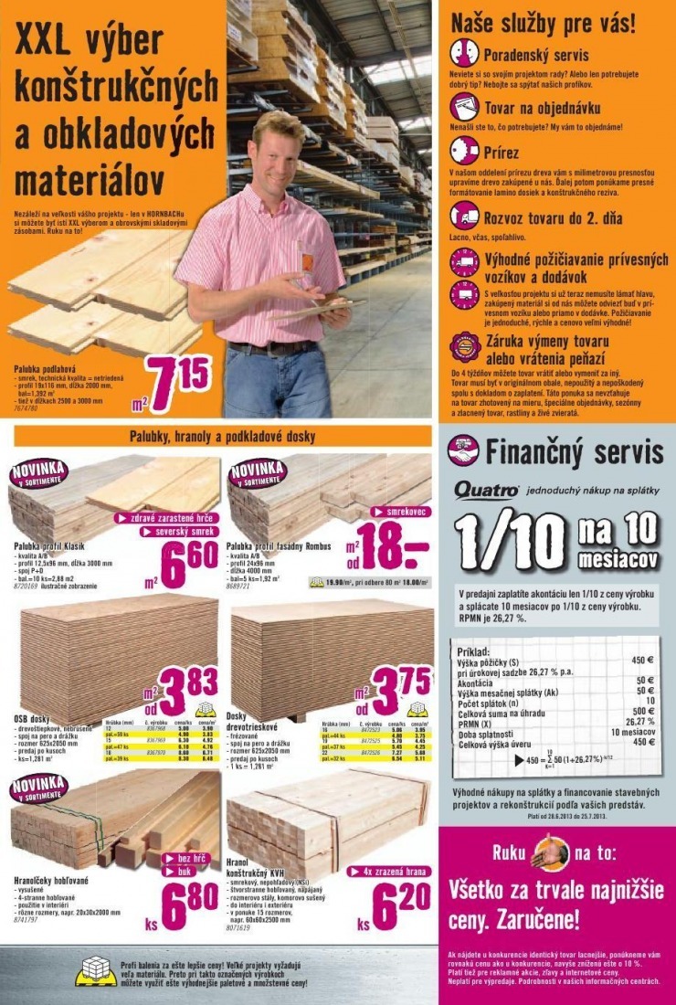 leták HORNBACH akčný katalóg strana 3 leták HORNBACH akčný katalóg strana 3