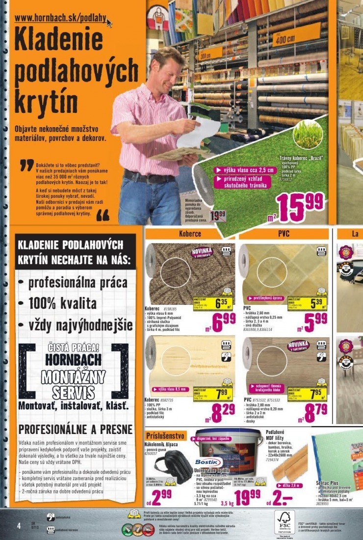 leták HORNBACH akčný katalóg strana 4 leták HORNBACH akčný katalóg strana 4