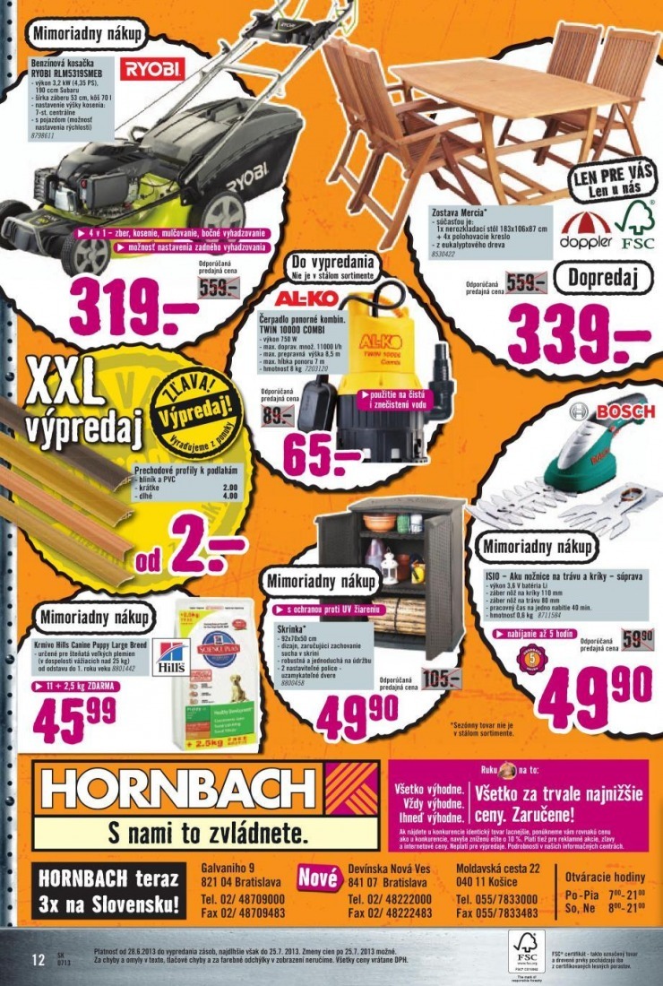 leták HORNBACH akčný katalóg strana 12 leták HORNBACH akčný katalóg strana 12