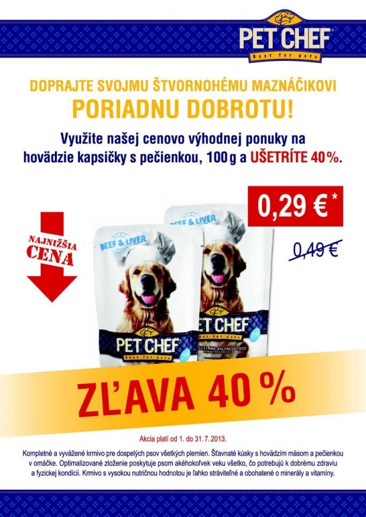 leták Pet Center zľava strana 8 leták Pet Center zľava strana 8