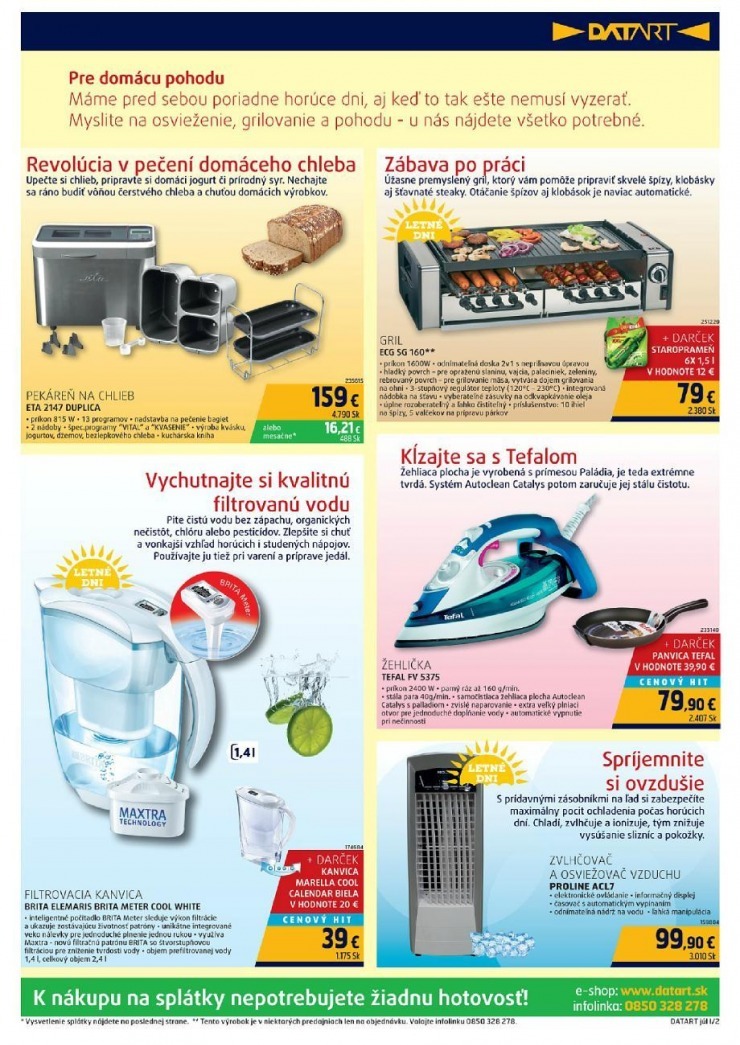 leták Datart letné ceny strana 2 leták Datart letné ceny strana 2