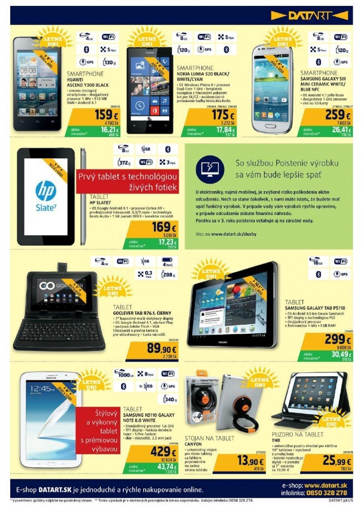leták Datart letné ceny strana 5 leták Datart letné ceny strana 5
