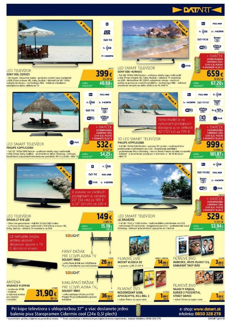 leták Datart letné ceny strana 10 leták Datart letné ceny strana 10