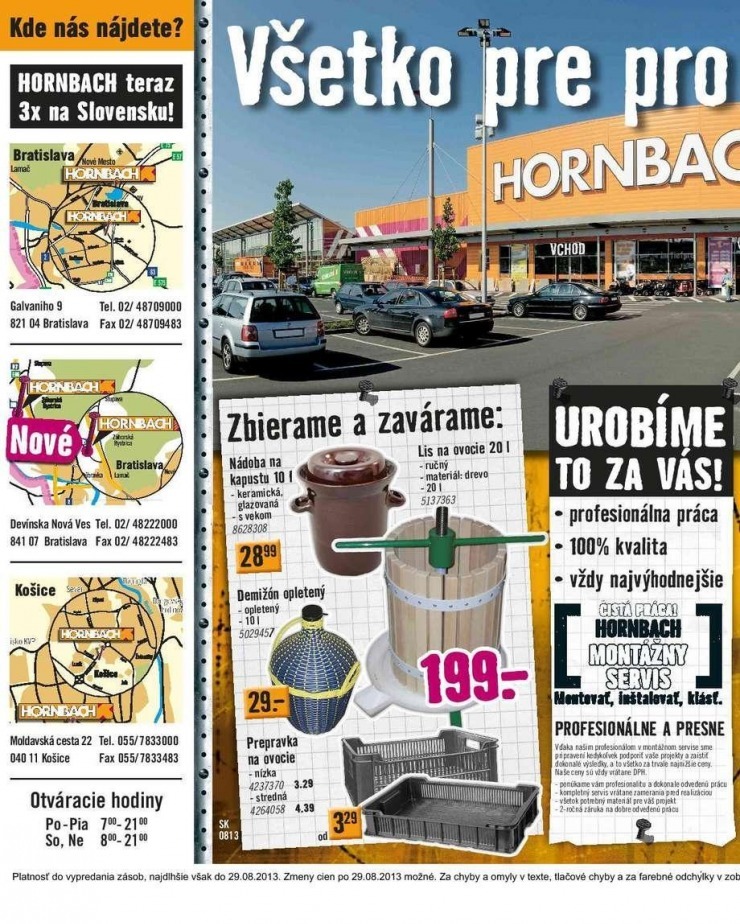 leták akčný leták HORNBACH strana 2 leták akčný leták HORNBACH strana 2