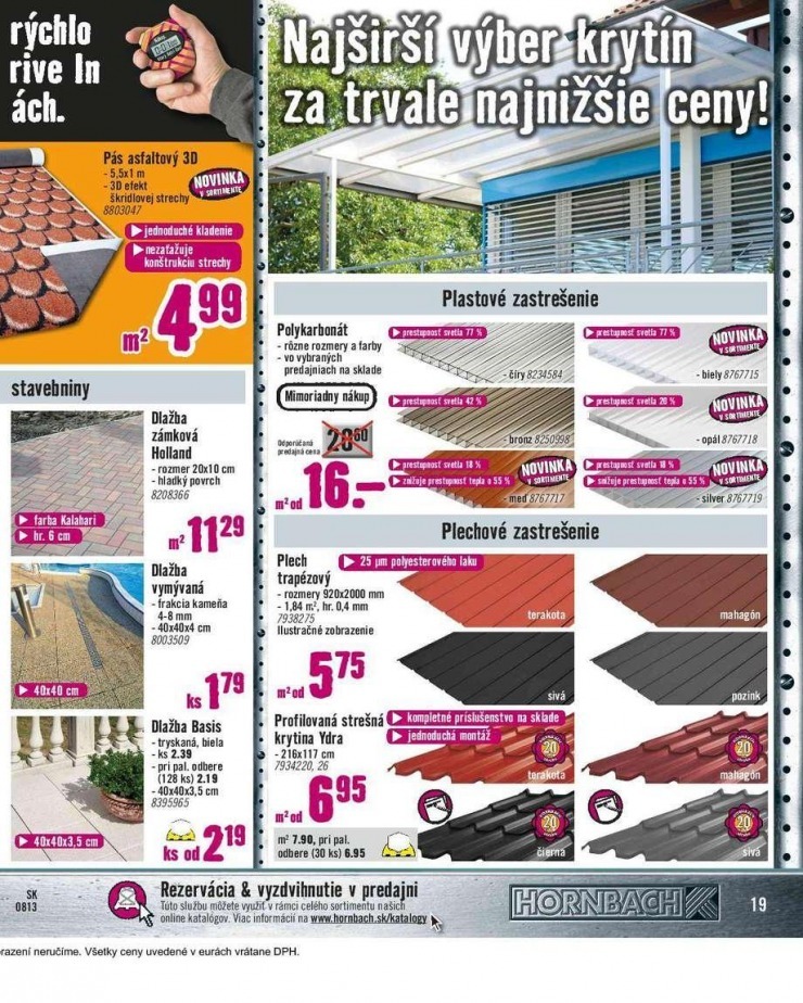 leták akčný leták HORNBACH strana 19 leták akčný leták HORNBACH strana 19