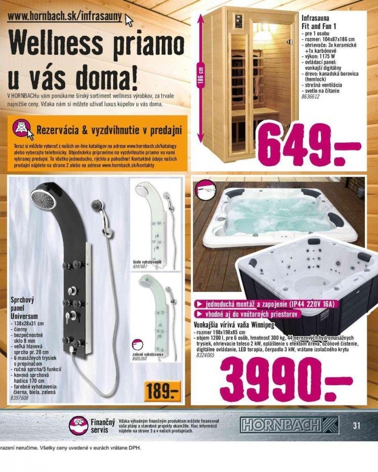 leták akčný leták HORNBACH strana 31 leták akčný leták HORNBACH strana 31
