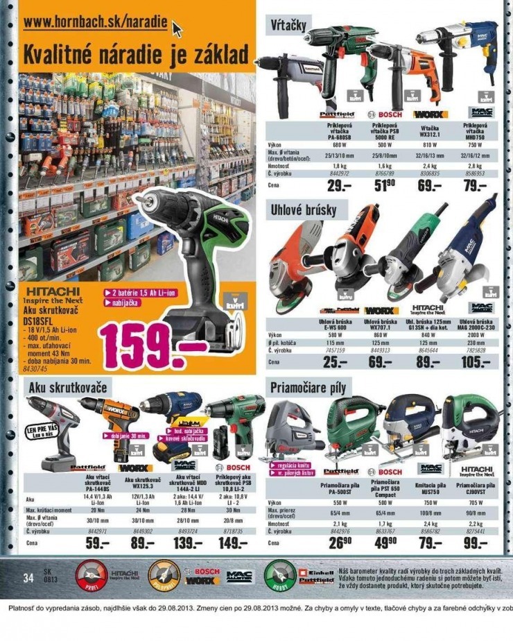 leták akčný leták HORNBACH strana 34 leták akčný leták HORNBACH strana 34