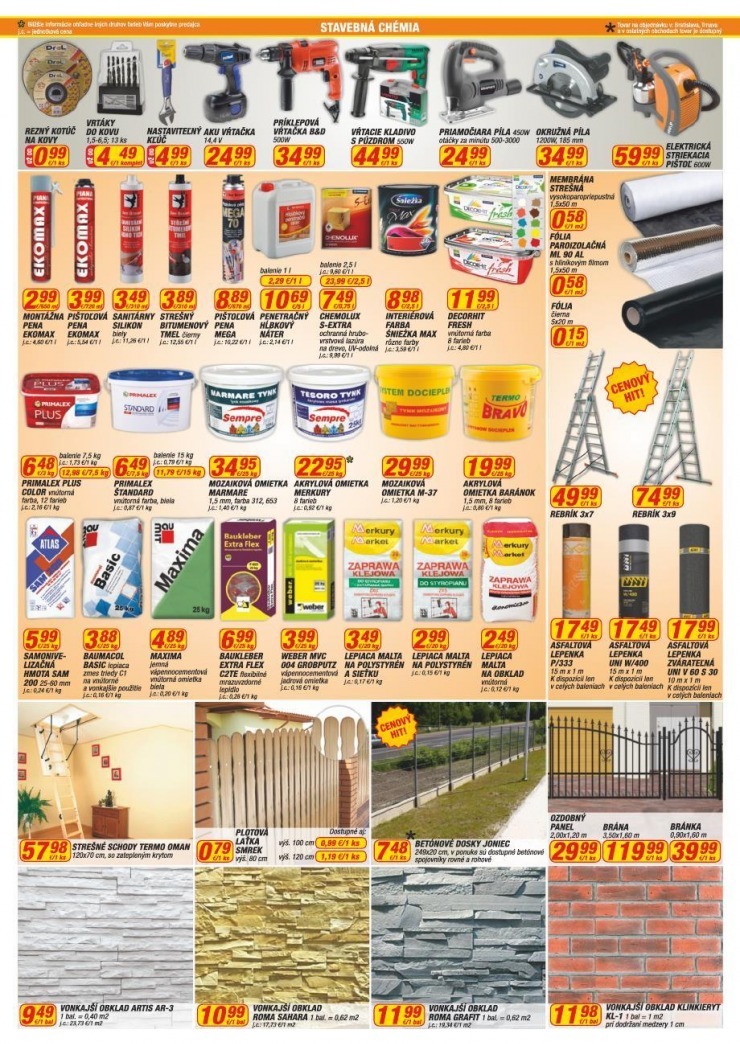 leták akciový leták Merkury Market strana 2 leták akciový leták Merkury Market strana 2