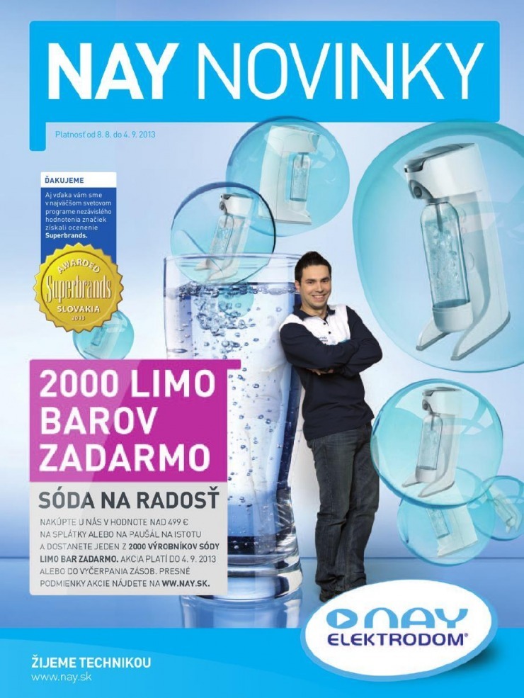 leták leták NAY Elektrodom - novinky strana 1 leták leták NAY Elektrodom - novinky strana 1