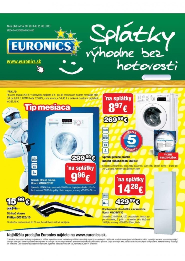 leták Euronics akčná ponuka strana 1 leták Euronics akčná ponuka strana 1