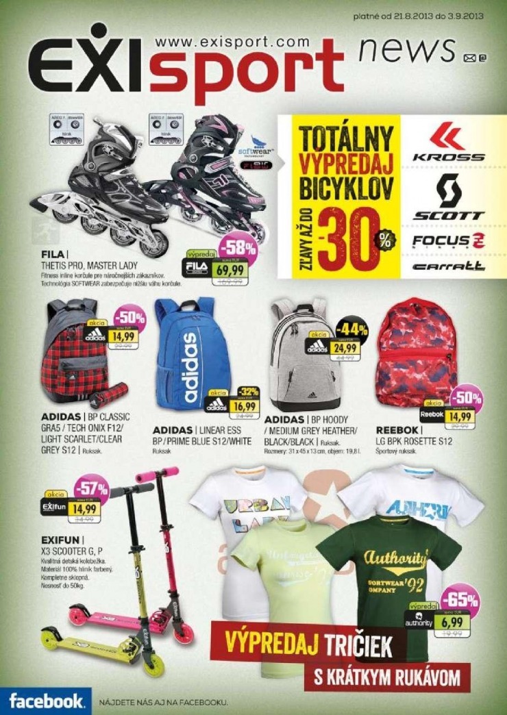 leták EXIsport leták - výpredaj bicyklov strana 4 leták EXIsport leták - výpredaj bicyklov strana 4