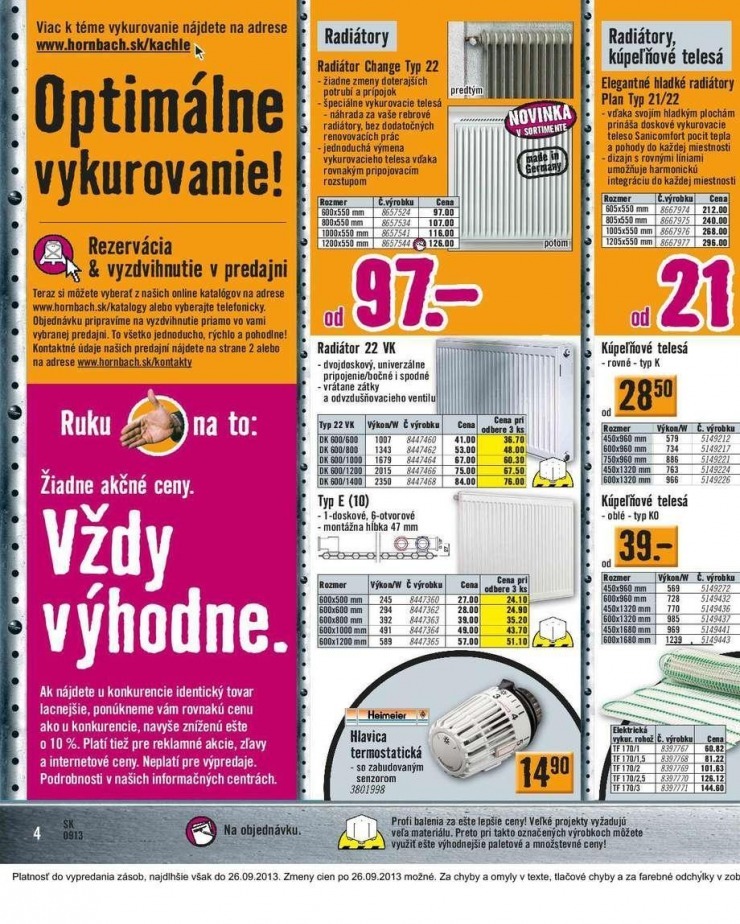 leták HORNBACH aktuálny katalog strana 4 leták HORNBACH aktuálny katalog strana 4