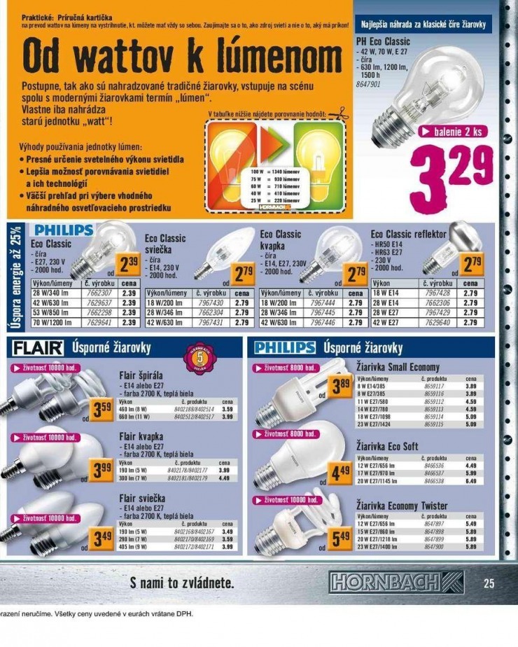 leták HORNBACH aktuálny katalog strana 25 leták HORNBACH aktuálny katalog strana 25