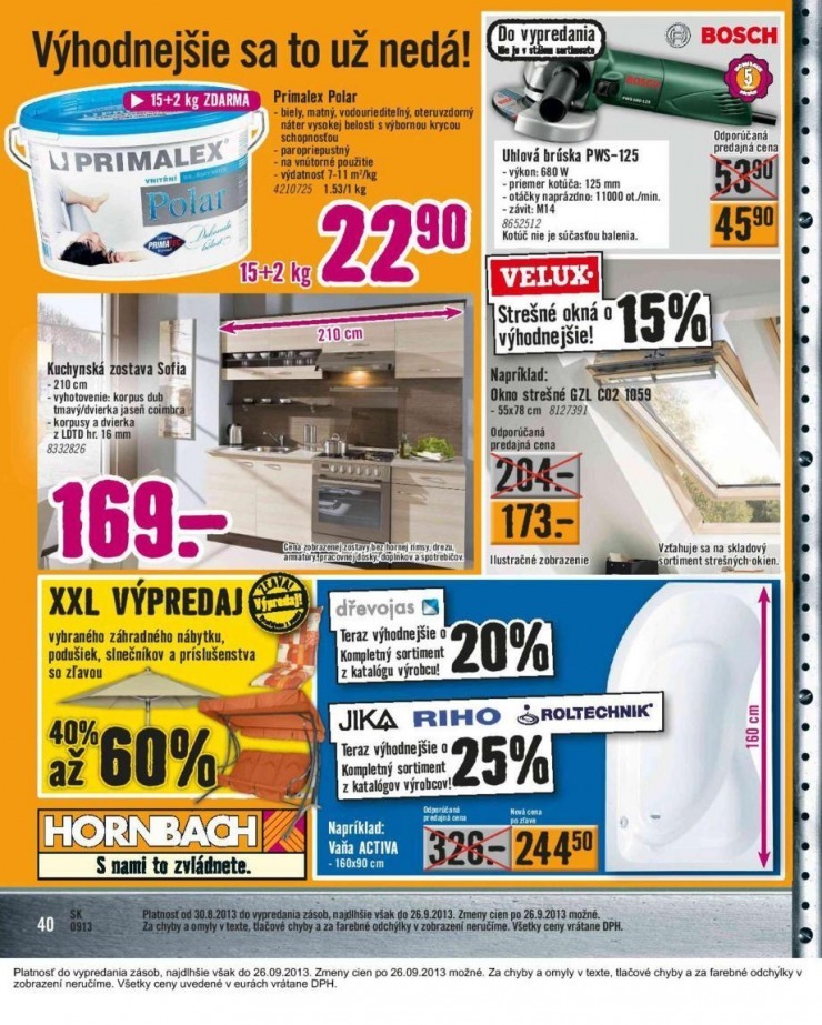 leták HORNBACH aktuálny katalog strana 40 leták HORNBACH aktuálny katalog strana 40