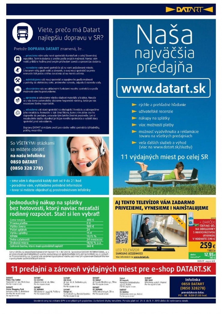leták Datart akčná ponuka strana 8 leták Datart akčná ponuka strana 8