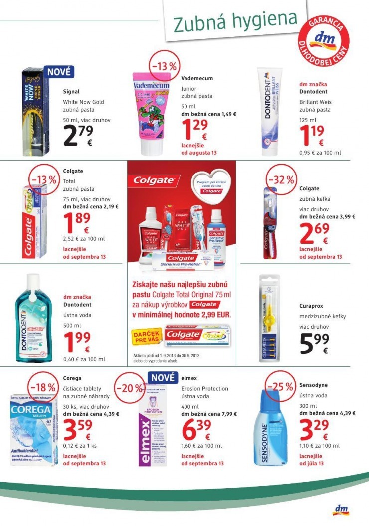 leták akciový leták dm drogerie strana 13 leták akciový leták dm drogerie strana 13