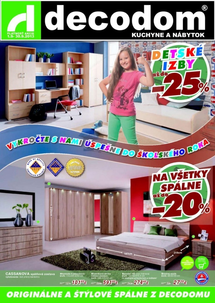 leták Decodom leták - detské izby strana 1 leták Decodom leták - detské izby strana 1