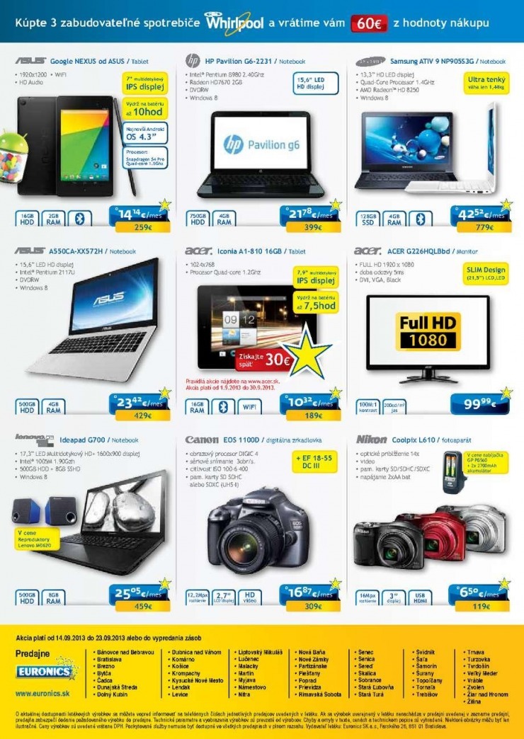 leták Euronics mimoriadný leták strana 4 leták Euronics mimoriadný leták strana 4