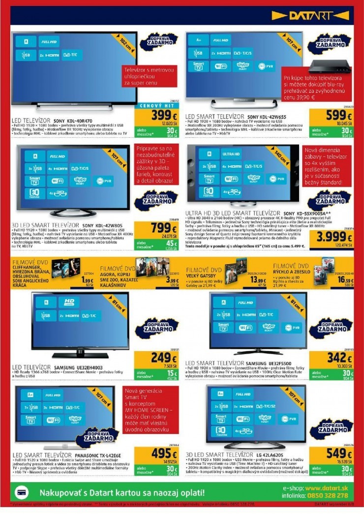 leták Datart mimoriadný leták strana 8 leták Datart mimoriadný leták strana 8