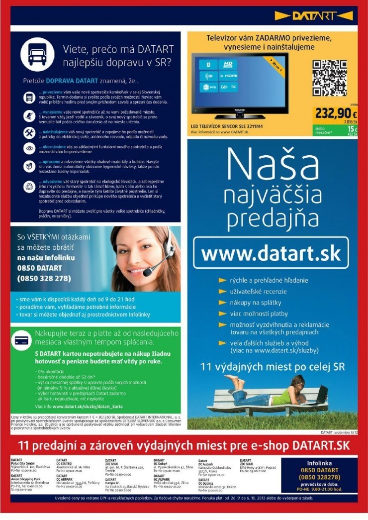 leták Datart mimoriadný leták strana 12 leták Datart mimoriadný leták strana 12