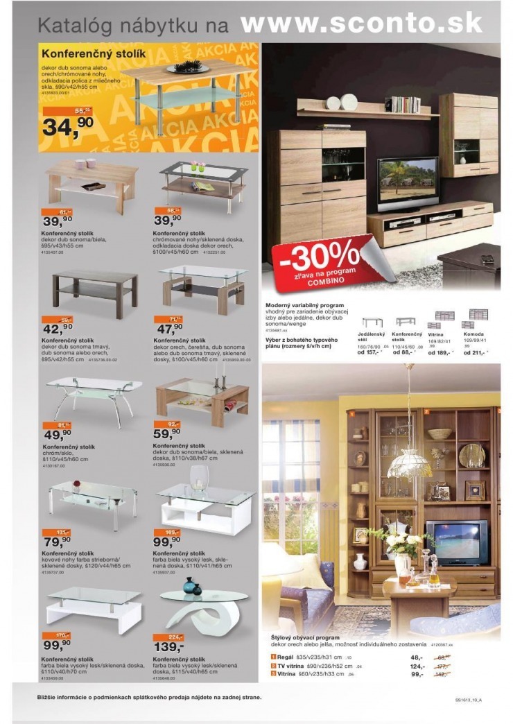 leták leták Sconto nábytok - spálne strana 10 leták leták Sconto nábytok - spálne strana 10