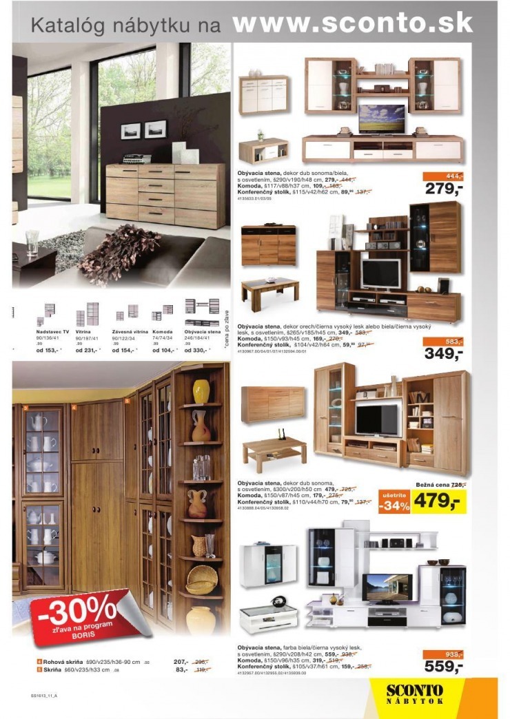 leták leták Sconto nábytok - spálne strana 11 leták leták Sconto nábytok - spálne strana 11