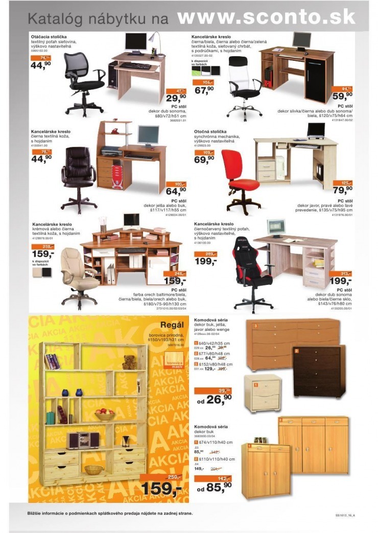 leták leták Sconto nábytok - spálne strana 16 leták leták Sconto nábytok - spálne strana 16