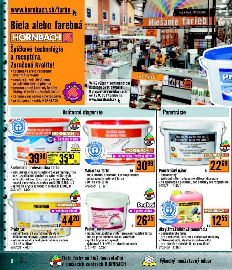 leták akčný katalóg HORNBACH strana 8 leták akčný katalóg HORNBACH strana 8