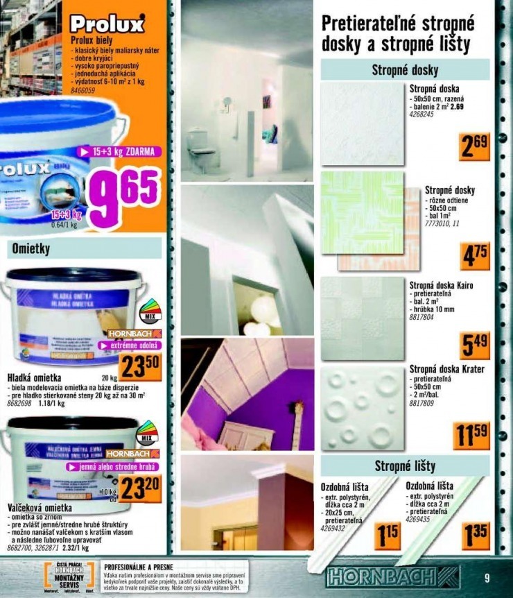 leták akčný katalóg HORNBACH strana 9 leták akčný katalóg HORNBACH strana 9