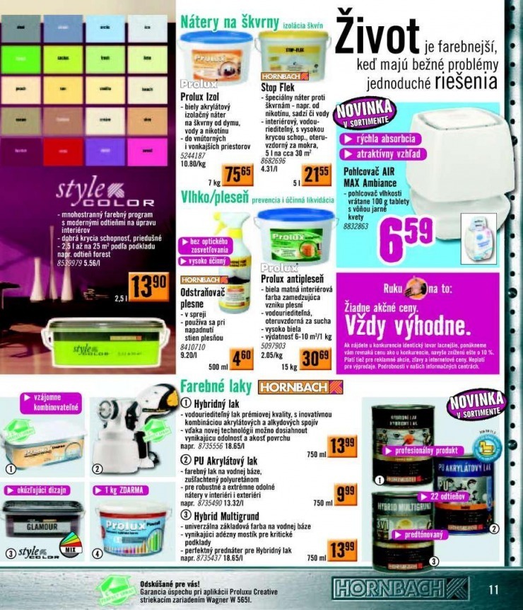 leták akčný katalóg HORNBACH strana 11 leták akčný katalóg HORNBACH strana 11