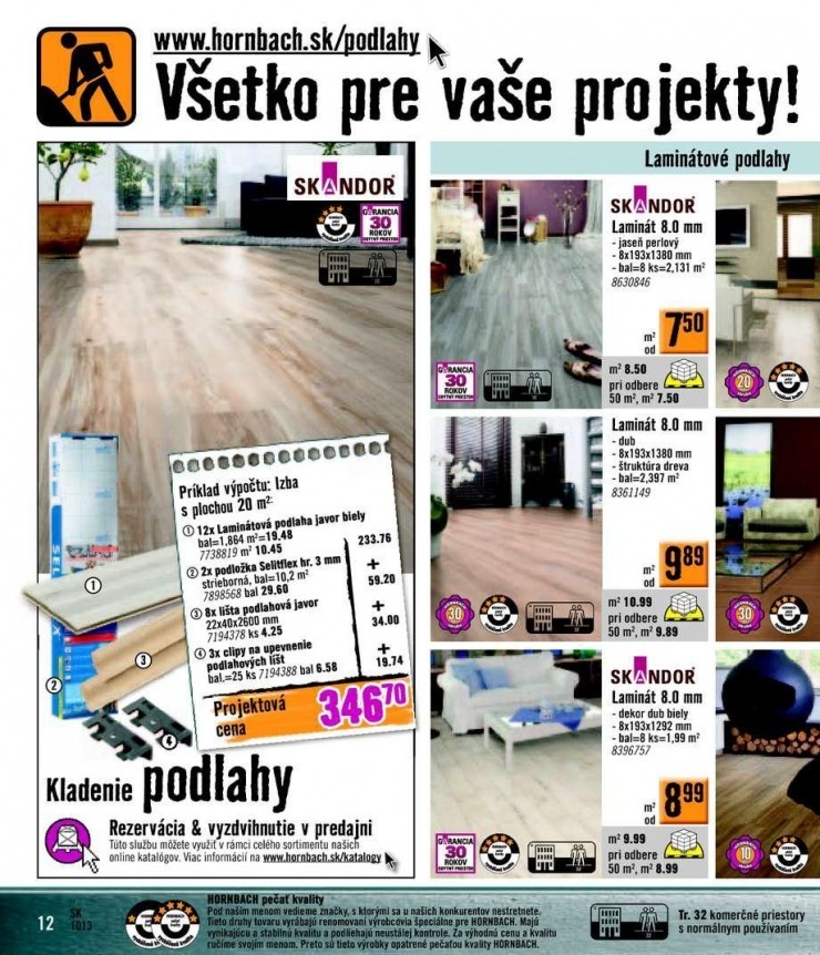 leták akčný katalóg HORNBACH strana 12 leták akčný katalóg HORNBACH strana 12