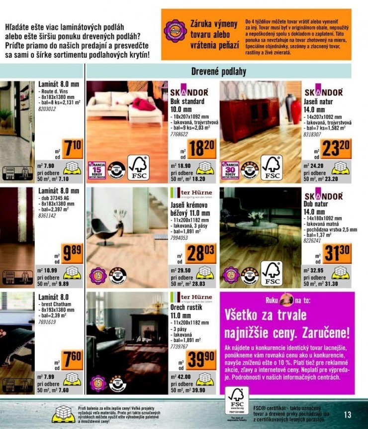 leták akčný katalóg HORNBACH strana 13 leták akčný katalóg HORNBACH strana 13