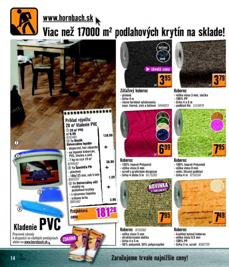 leták akčný katalóg HORNBACH strana 14 leták akčný katalóg HORNBACH strana 14