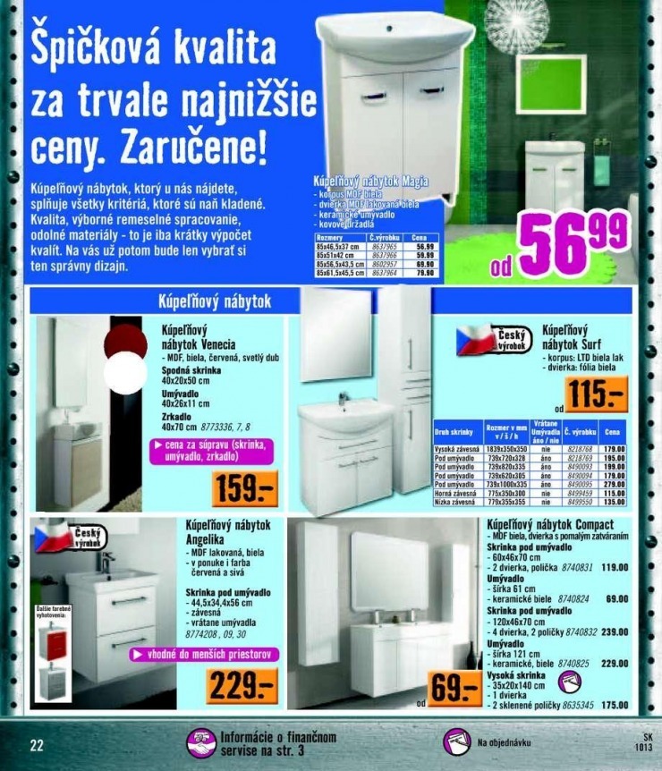 leták akčný katalóg HORNBACH strana 22 leták akčný katalóg HORNBACH strana 22