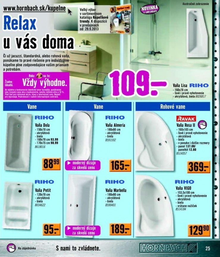 leták akčný katalóg HORNBACH strana 25 leták akčný katalóg HORNBACH strana 25