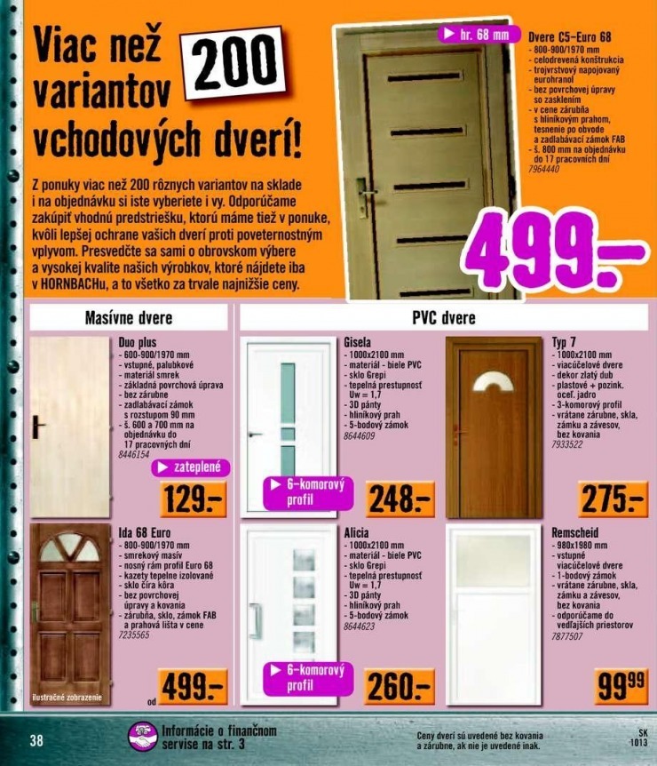 leták akčný katalóg HORNBACH strana 38 leták akčný katalóg HORNBACH strana 38