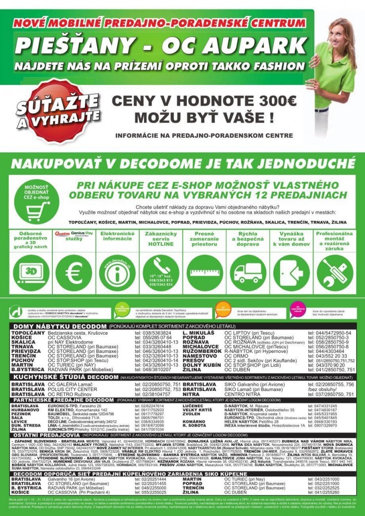 leták Decodom extra leták strana 16 leták Decodom extra leták strana 16