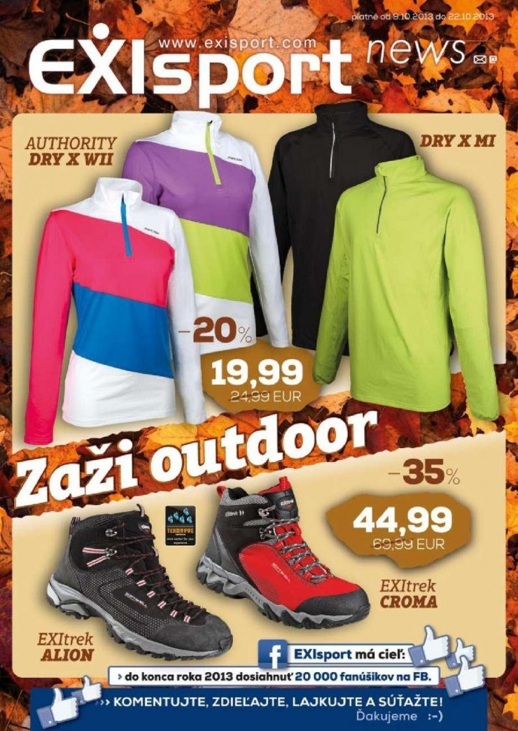 leták EXIsport leták - pripravte sa na zimu strana 8 leták EXIsport leták - pripravte sa na zimu strana 8