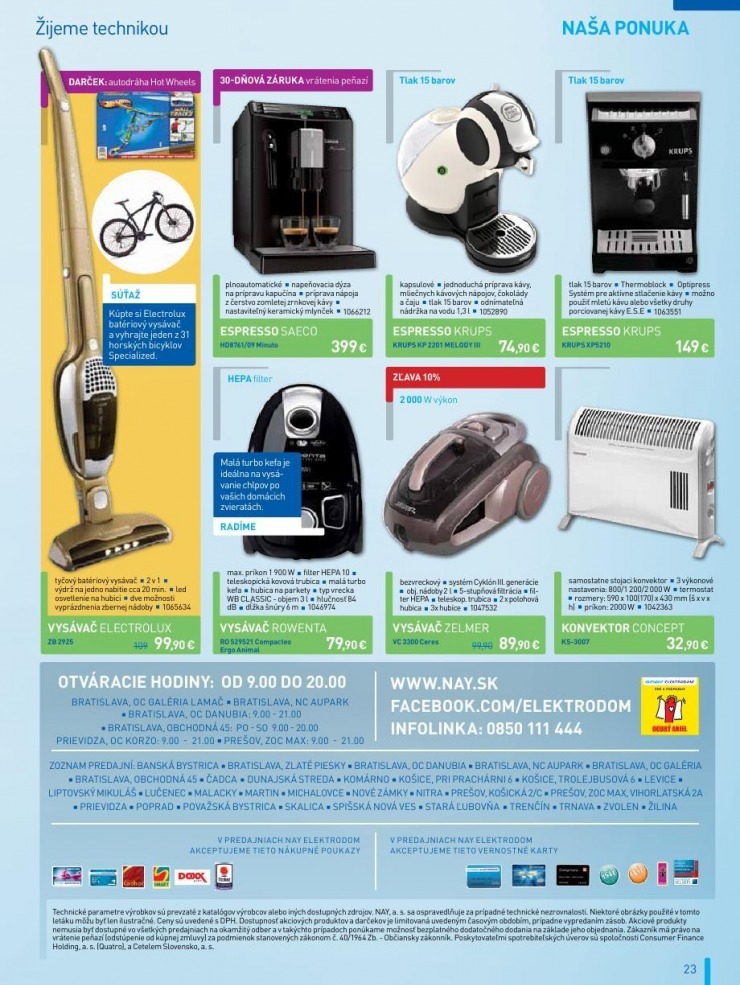 leták extra leták NAY Elektrodom strana 23 leták extra leták NAY Elektrodom strana 23