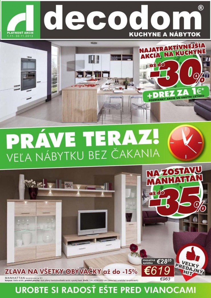 leták špciálna ponuka Decodom strana 1 leták špciálna ponuka Decodom strana 1