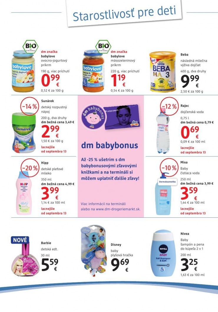 leták leták dm drogerie strana 14 leták leták dm drogerie strana 14