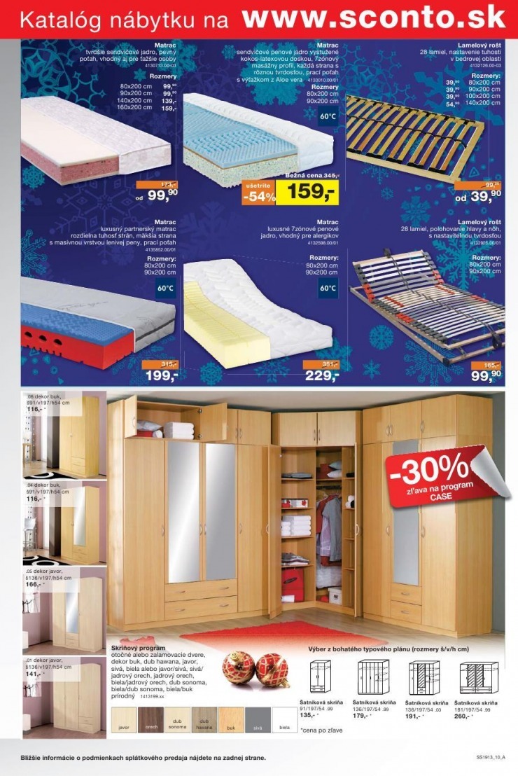 leták Sconto nábytok špeciálny leták strana 10 leták Sconto nábytok špeciálny leták strana 10
