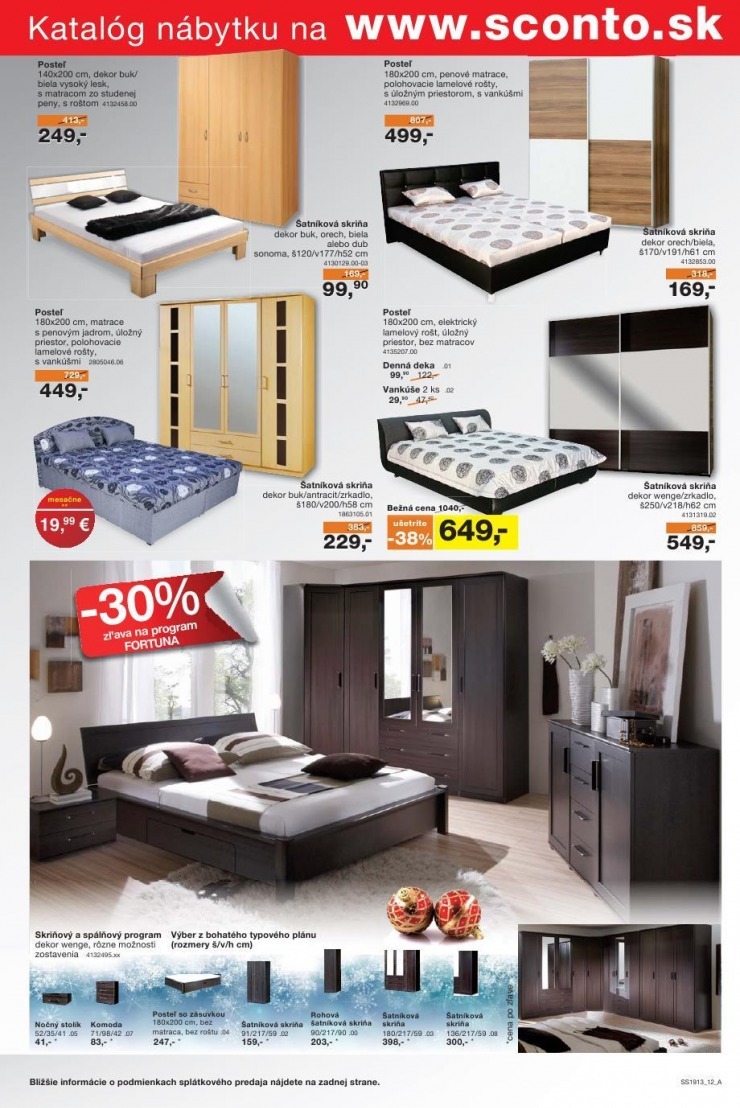 leták Sconto nábytok špeciálny leták strana 12 leták Sconto nábytok špeciálny leták strana 12