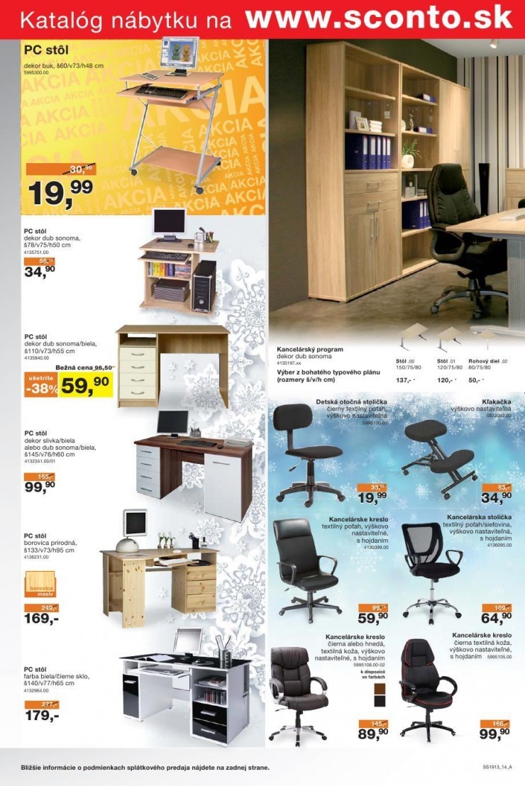 leták Sconto nábytok špeciálny leták strana 14 leták Sconto nábytok špeciálny leták strana 14