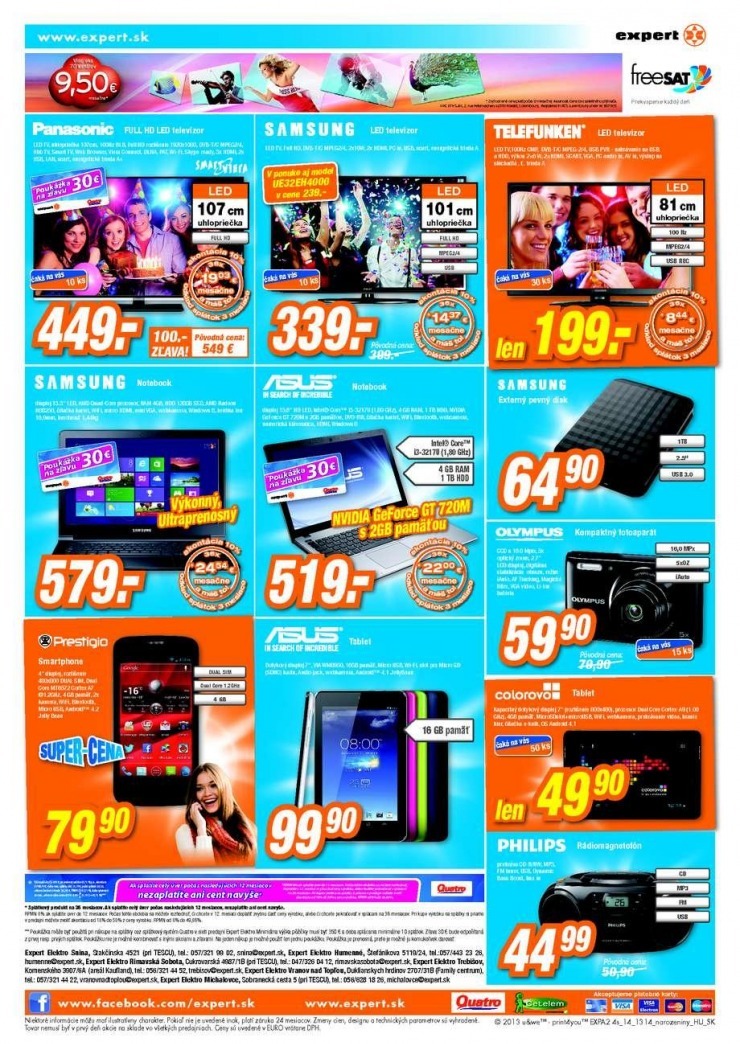 leták Expert Elektro - narodeniny Humenné strana 4 leták Expert Elektro - narodeniny Humenné strana 4