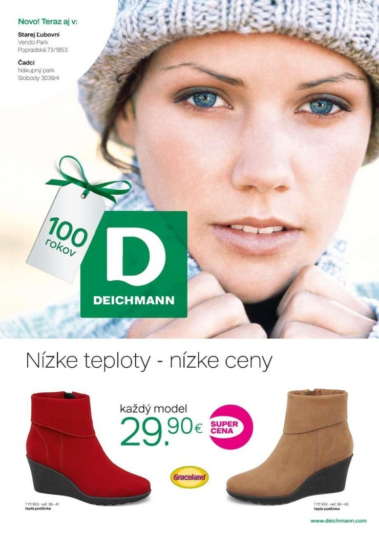 leták akčná ponuka Deichmann strana 1 leták akčná ponuka Deichmann strana 1