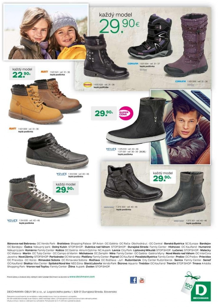 leták akčná ponuka Deichmann strana 4 leták akčná ponuka Deichmann strana 4