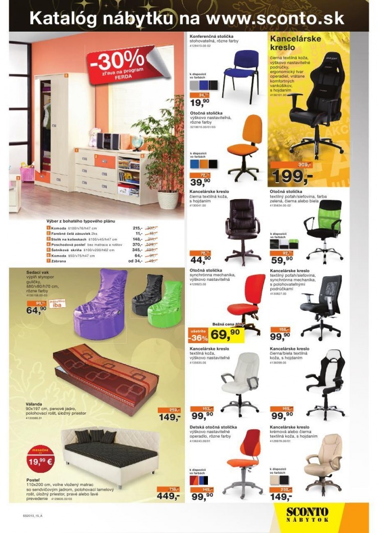 leták extra leták Sconto nábytok strana 15 leták extra leták Sconto nábytok strana 15